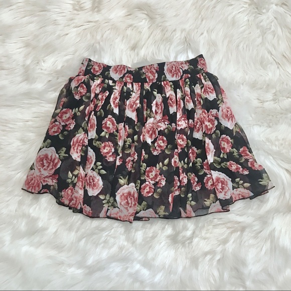 ❤️ Forever 21 Floral Skirt Size US M - Picture 4 of 4